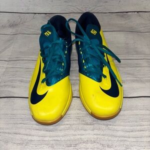Men’s Nike KD 6 Seat Pleasant Yellow Blue Shoes (Loc#3)